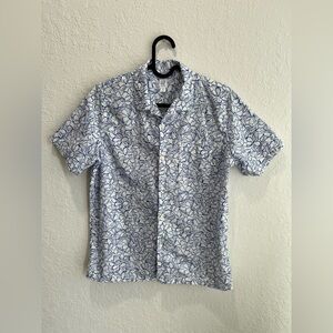 Gap Kids Boys Floral Print Button Down Shirt Size XL‎ (12)